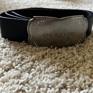 Barely worn, perfect condition, Ted Baker belt with silver buckle.